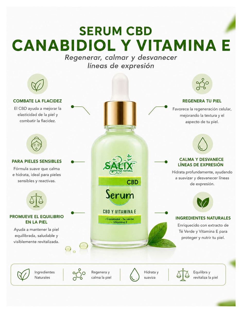 Kit de sérum facial orgánicos Salix Cosmetica Natural de todo tipo piel