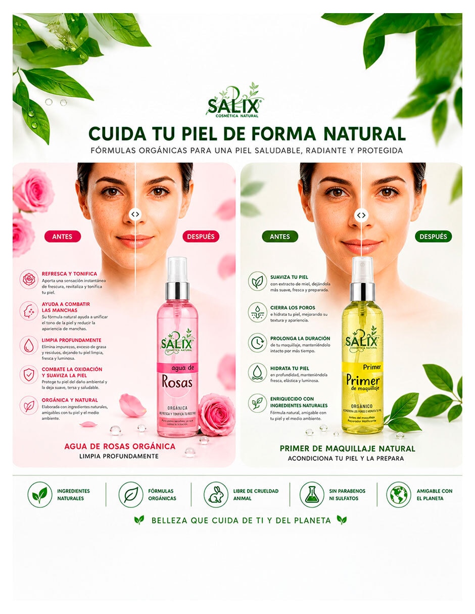 Tratamiento facial Kit Skin Care Max Salix Cosmetica Natural