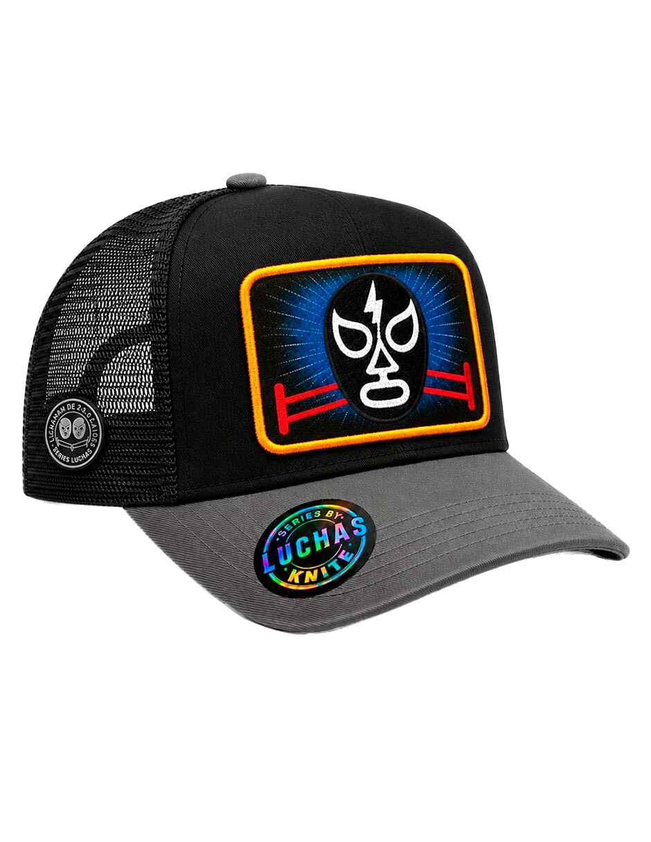 Gorra visera curva snapback casual Lucha Libre para hombre