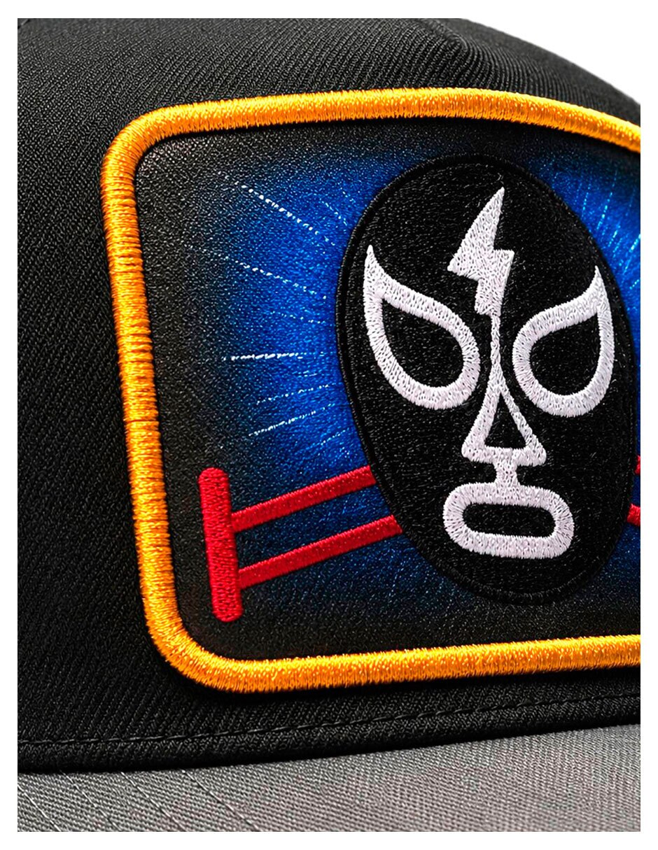 Gorra visera curva snapback casual Lucha Libre para hombre 7