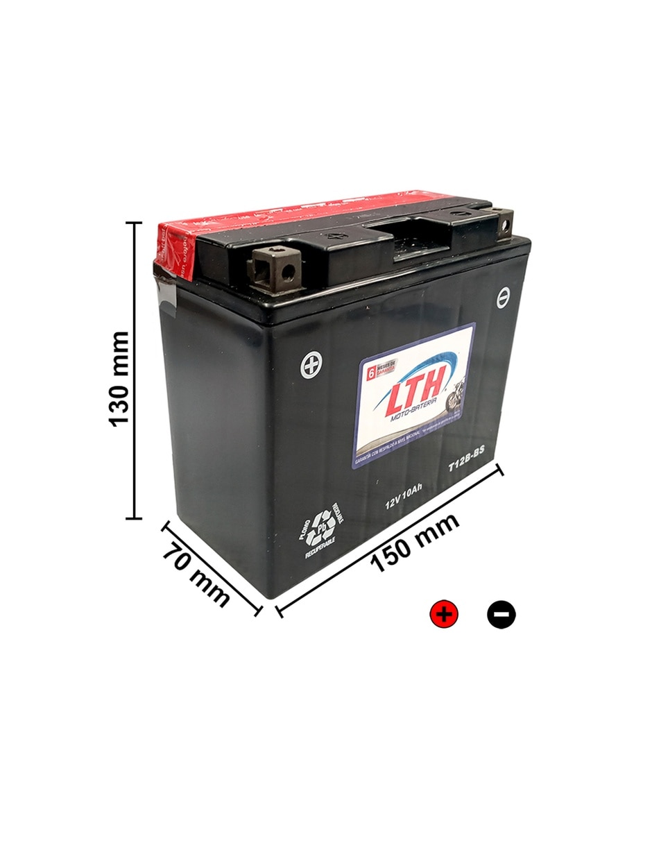 Moto batería T12B-BS 7