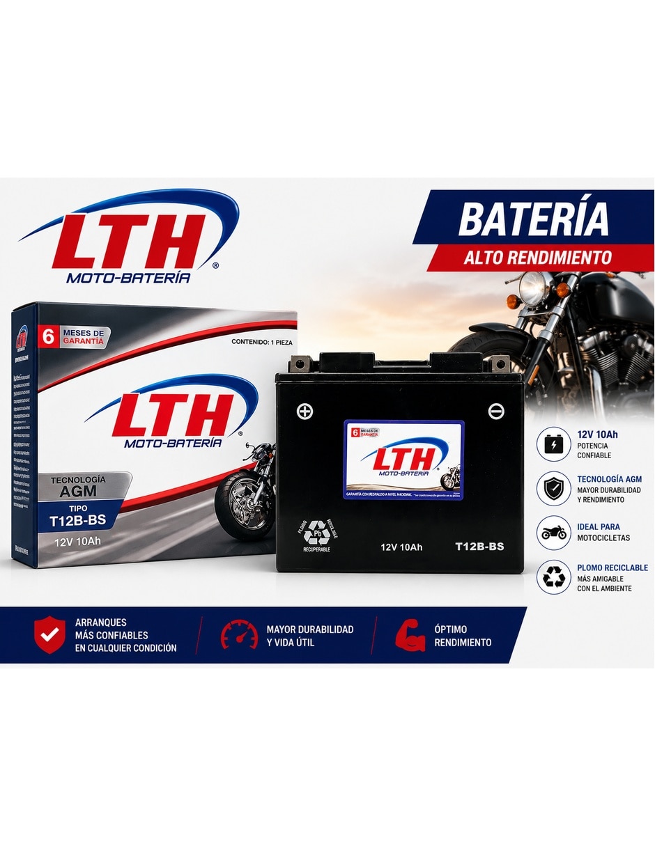 Moto batería T12B-BS