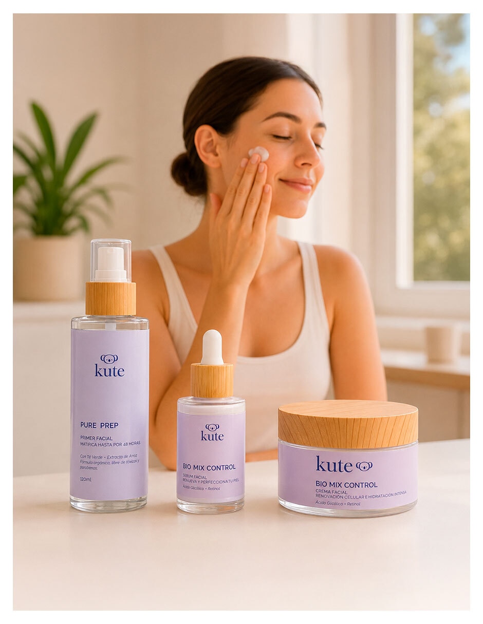 Tratamiento facial Kit Skin Reset antiedad Cosméticos Kute