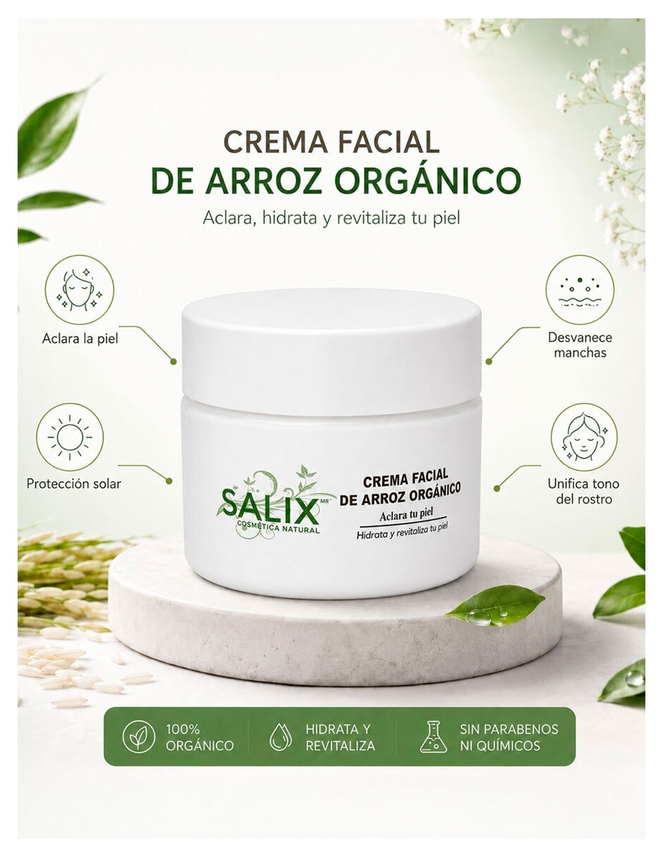 Tratamiento facial Kit Arroz Salix Cosmetica Natural