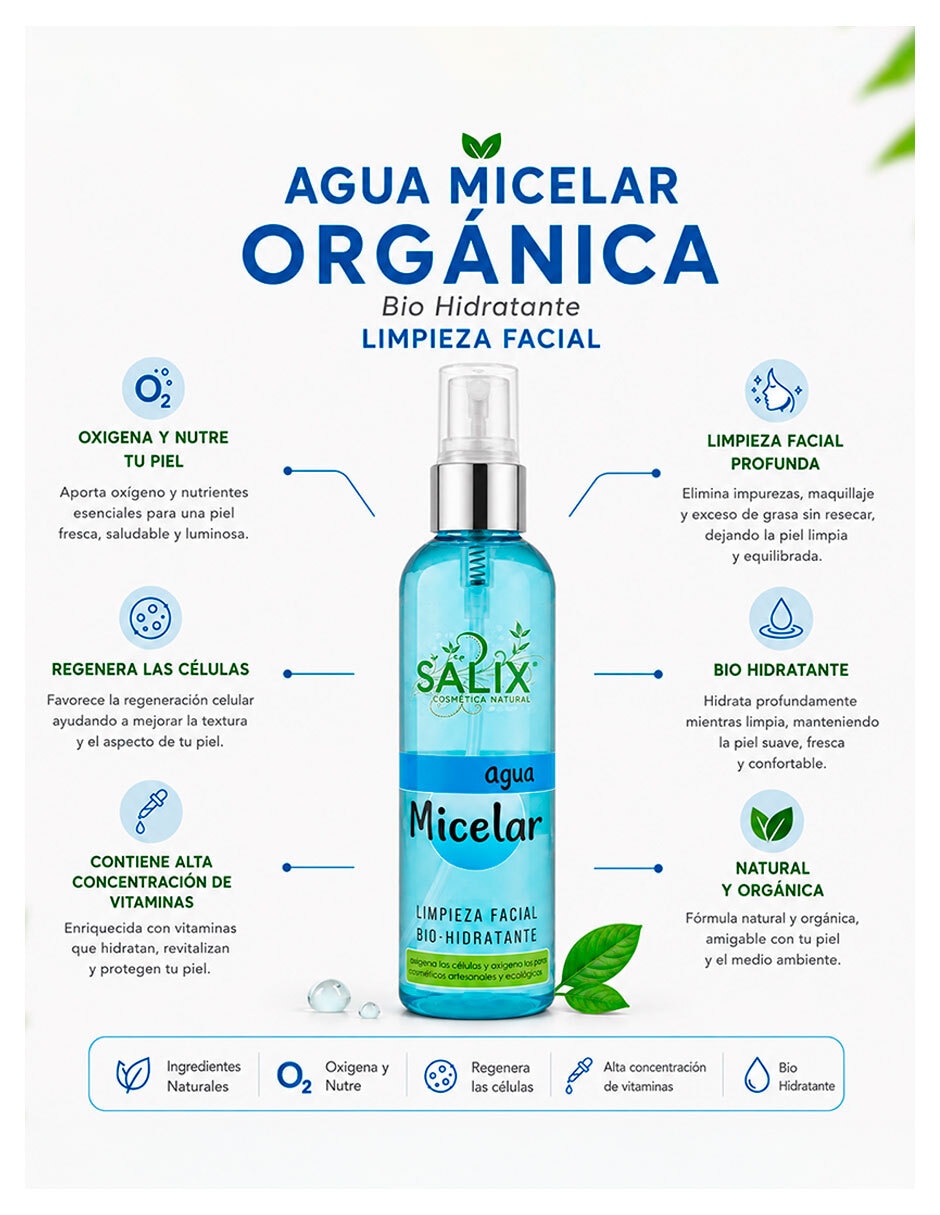 Kit desmaquillante Salix Cosmetica Natural