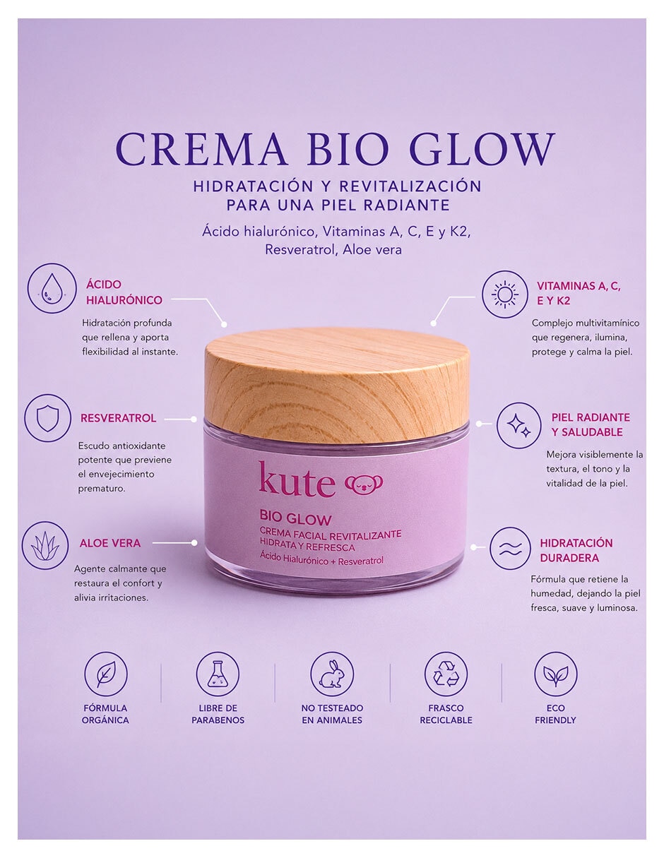 Tratamiento facial Kit Ilumina reparador Cosméticos Kute