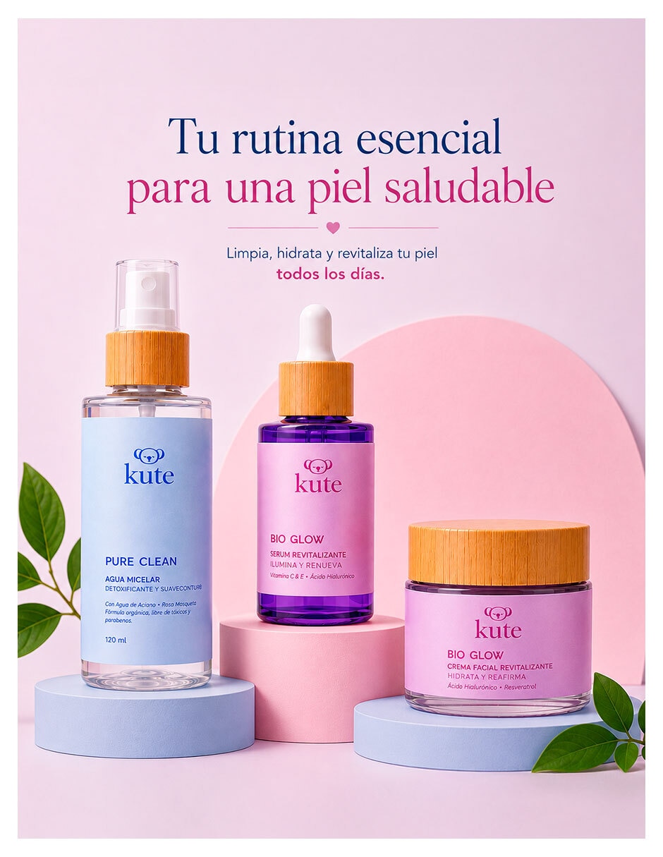 Tratamiento facial Kit Ilumina reparador Cosméticos Kute