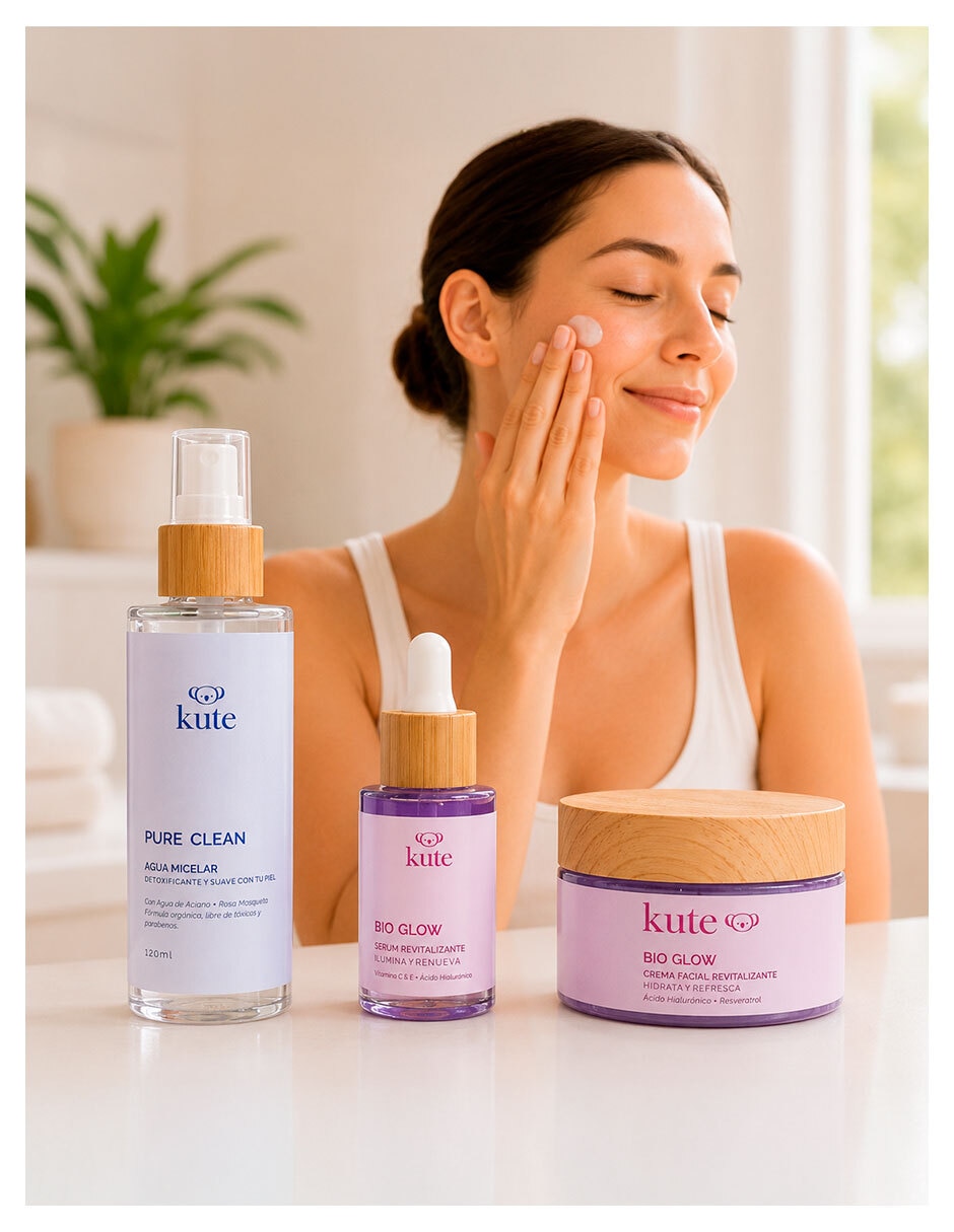 Tratamiento facial Kit Ilumina reparador Cosméticos Kute