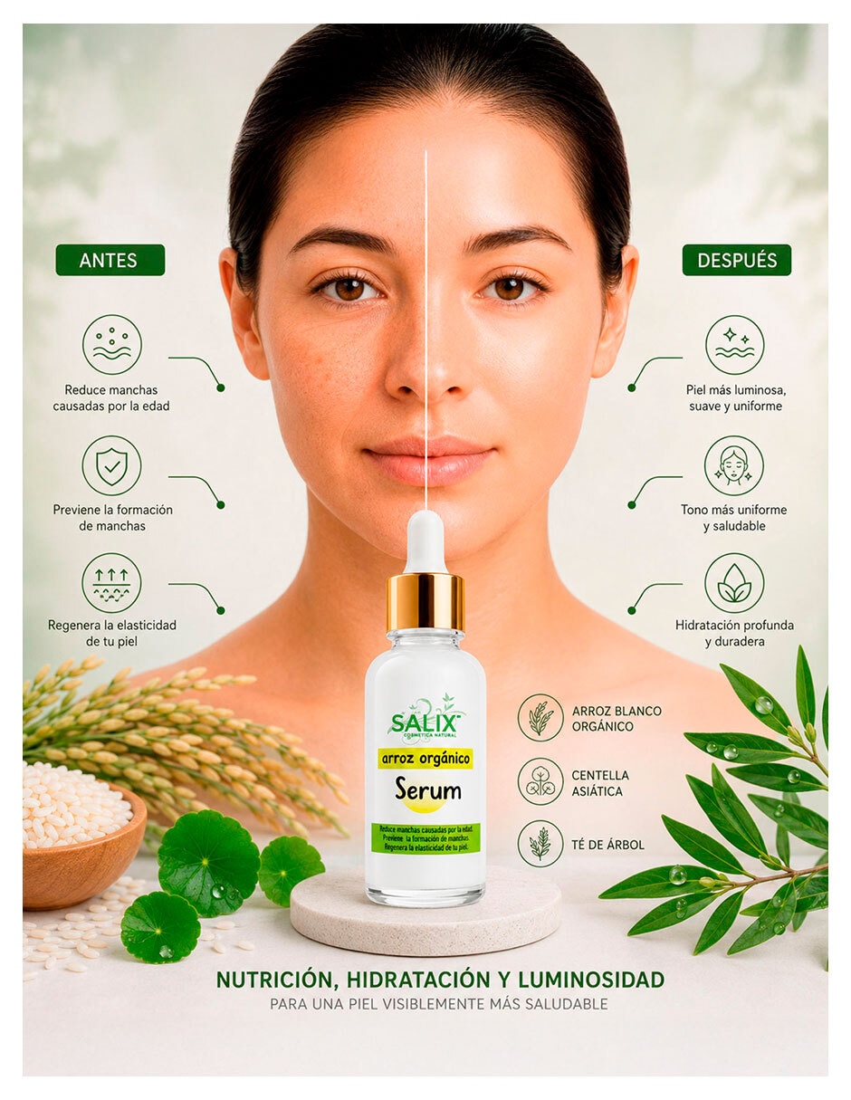 Set limpiador facial Salix Cosmetica Natural para purificar