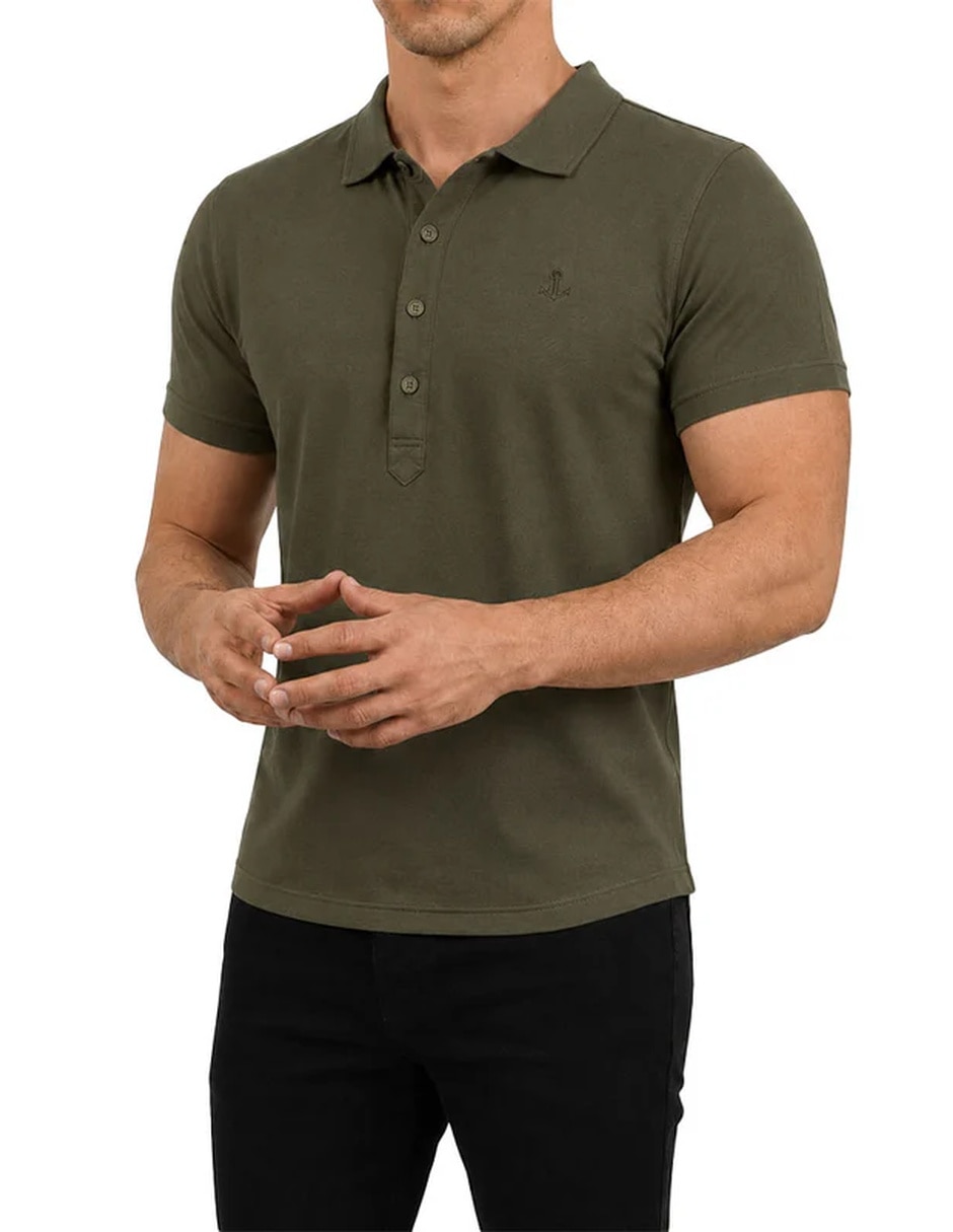 Playera santos polo cuello polo para hombre 1