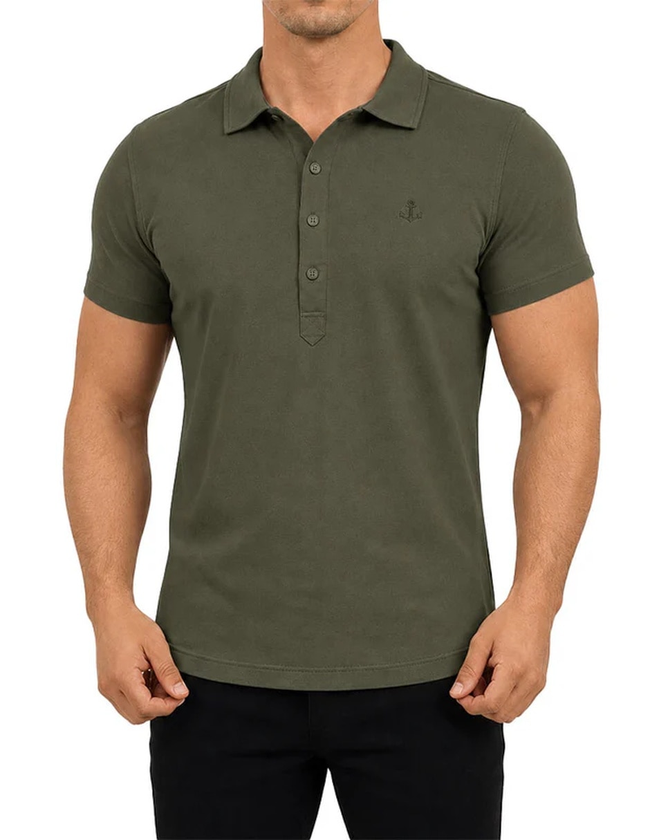 Playera santos polo cuello polo para hombre 3