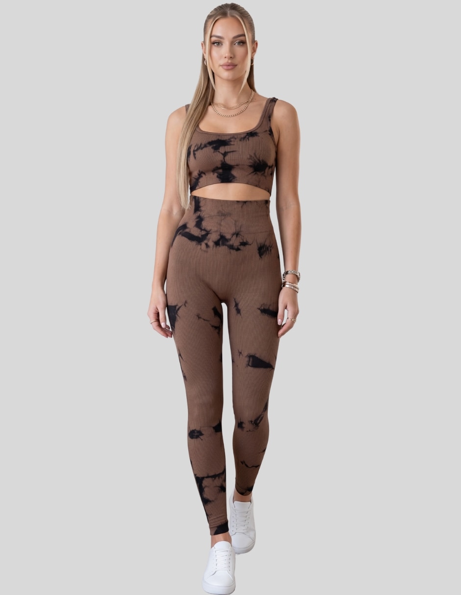 Conjunto deportivo tie dye para mujer Conjunto deportivo tie dye para mujer