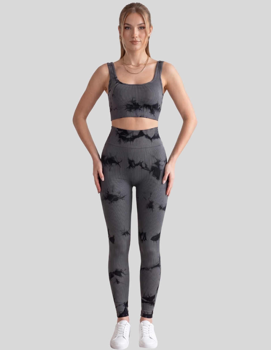 Conjunto deportivo malabis tie dye para mujer