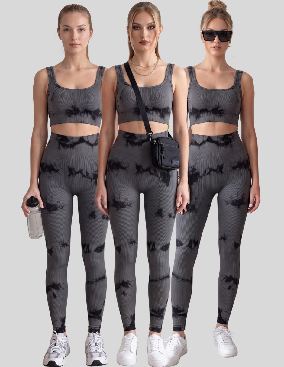 Conjunto deportivo malabis tie dye para mujer