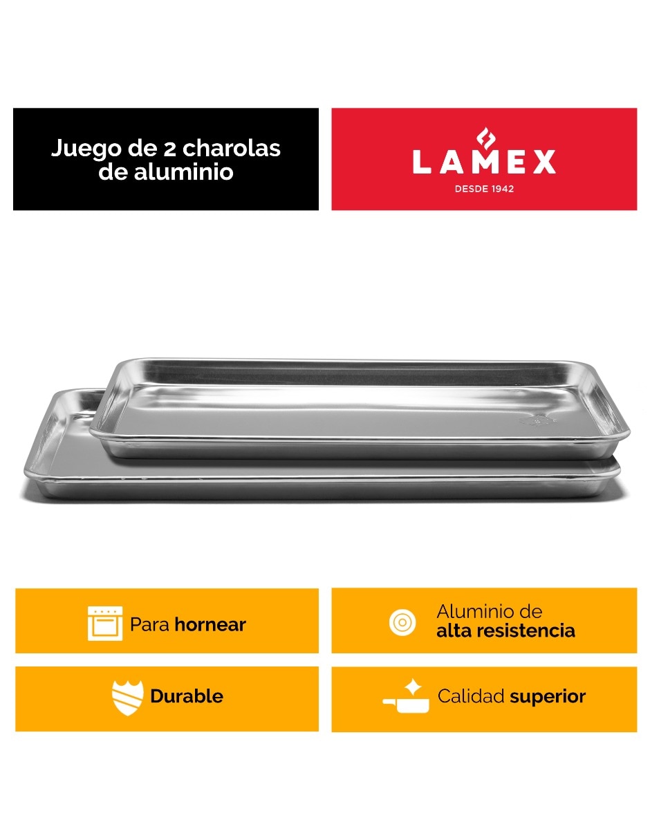 Charola para hornear de aluminio 2