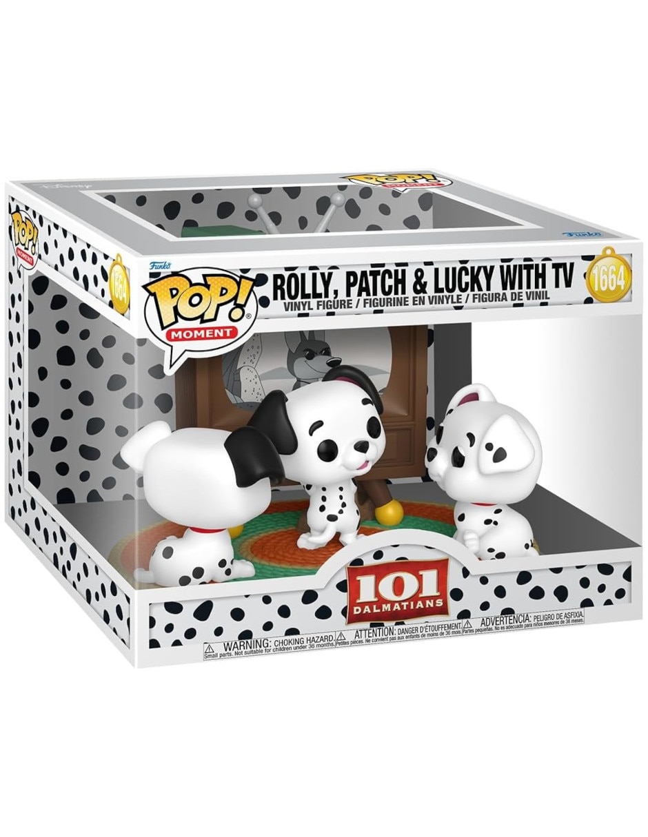 Funko Funko POP! 101 dálmatas Rolly Patch & Lucky with TV