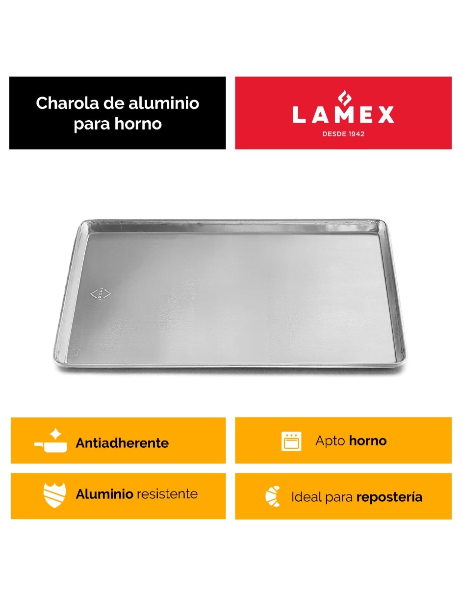 Charola para hornear Ideal de aluminio