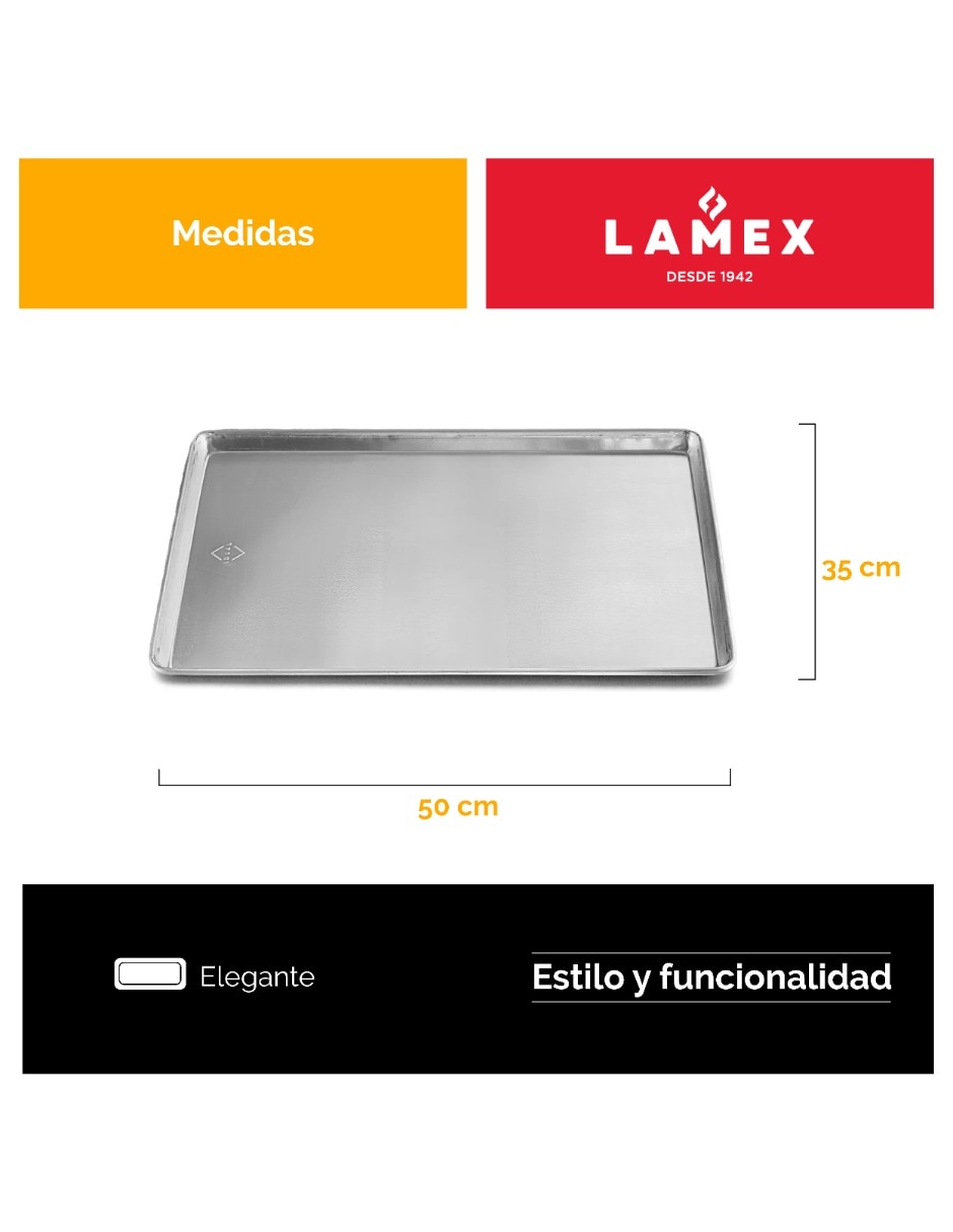 Charola para hornear Ideal de aluminio
