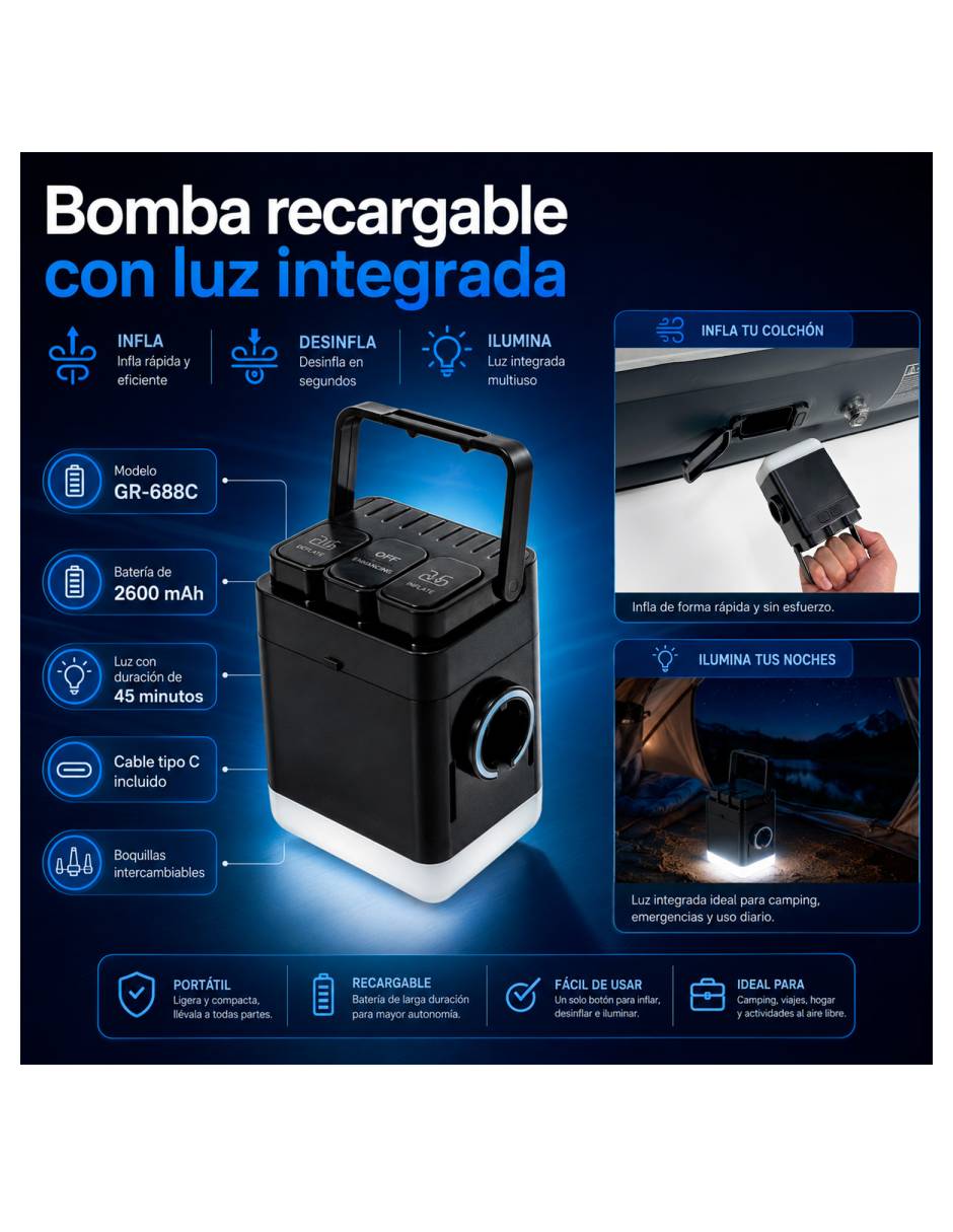 Colchón inflable MKZ-Colchonin2al colchoneta euro top 4
