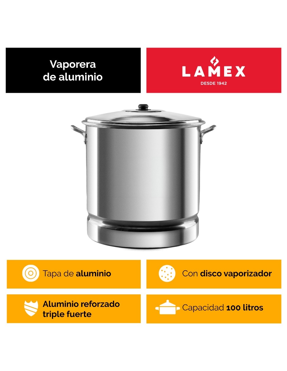 Vaporera convencional Lamex
