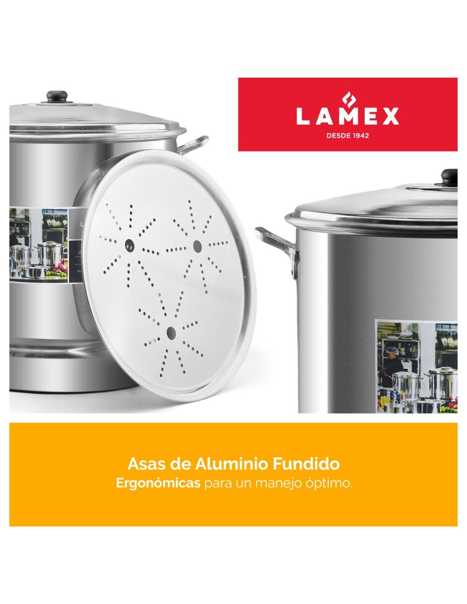 Vaporera convencional Lamex
