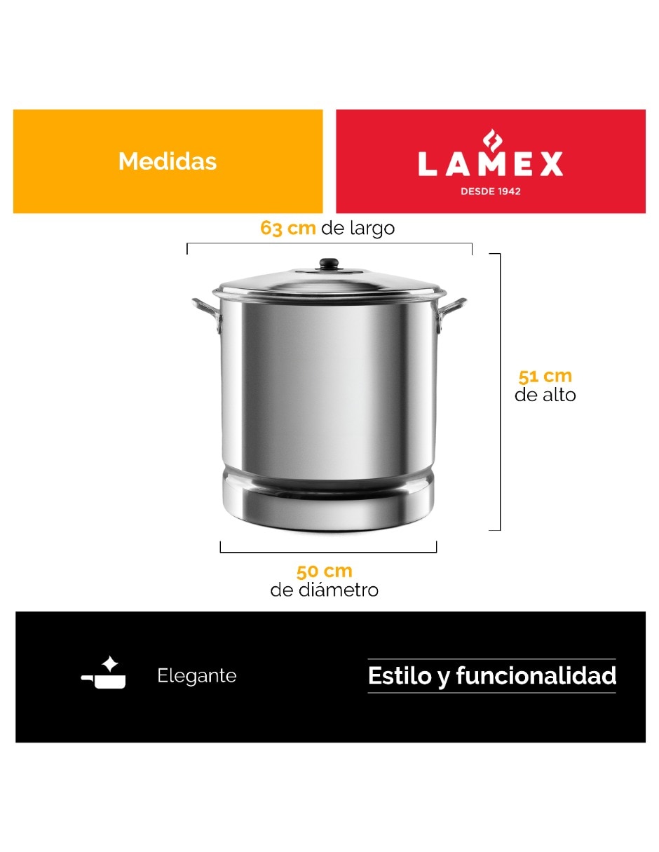 Vaporera convencional Lamex