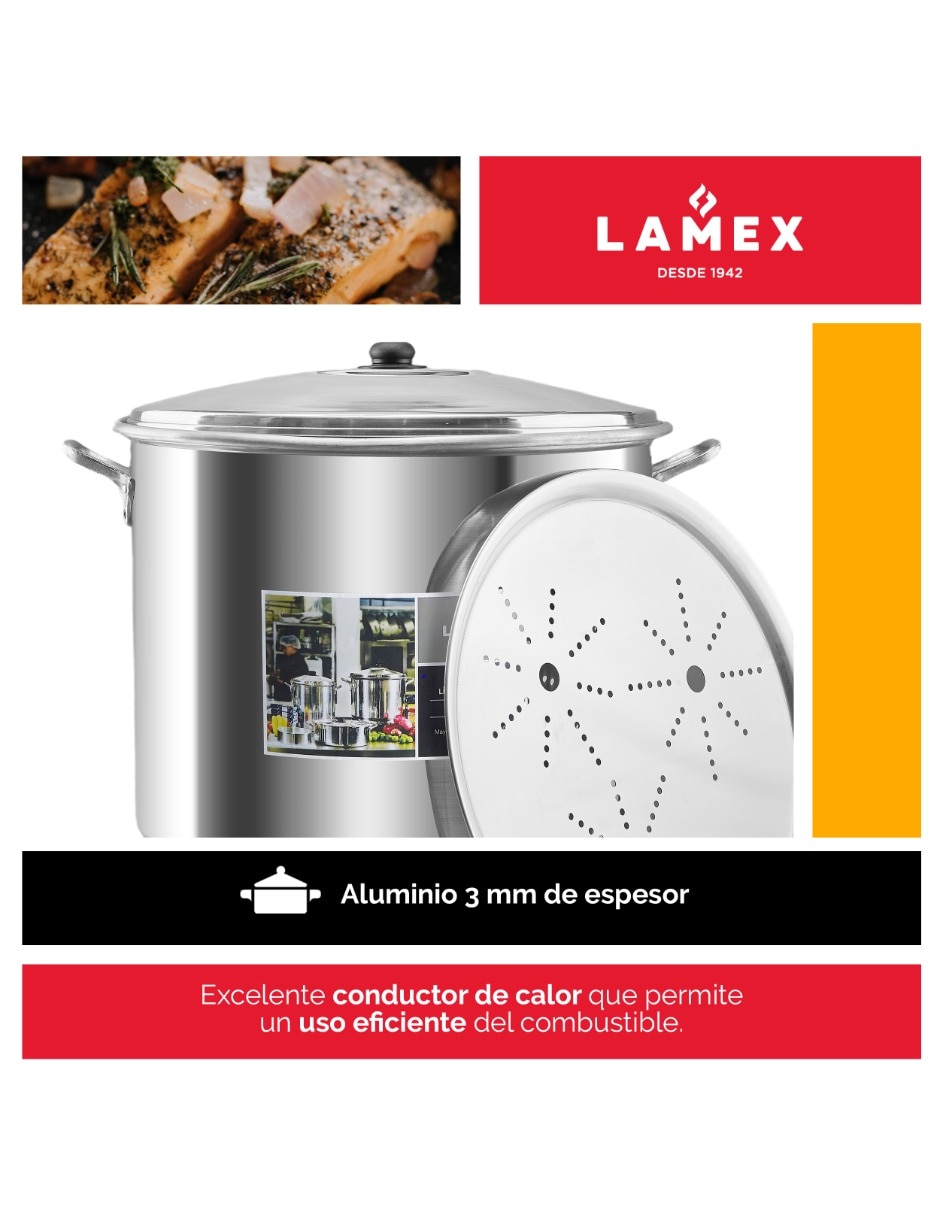 Vaporera convencional Lamex