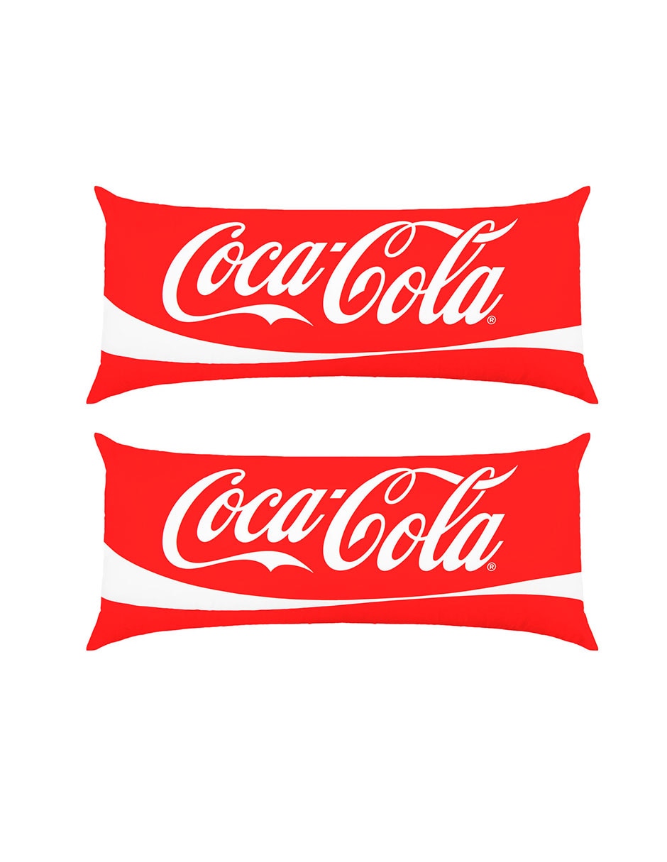 Set almohada súper jumbo Coca-Cola red firmeza medio Set almohada súper jumbo Coca-Cola red firmeza medio
