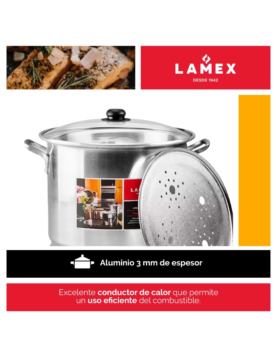 Vaporera convencional Lamex