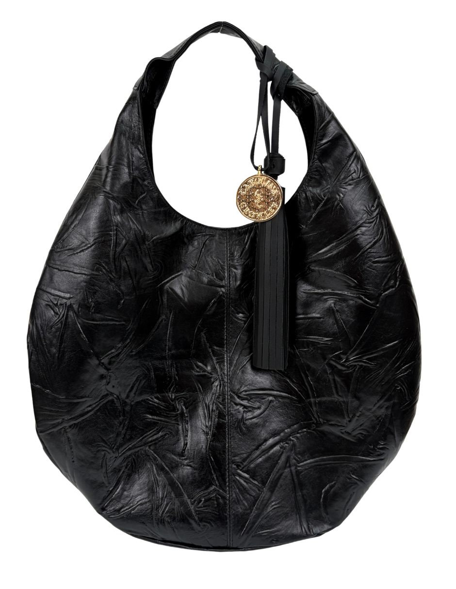 Bolsa hobo carolina crowley de piel bovino para mujer