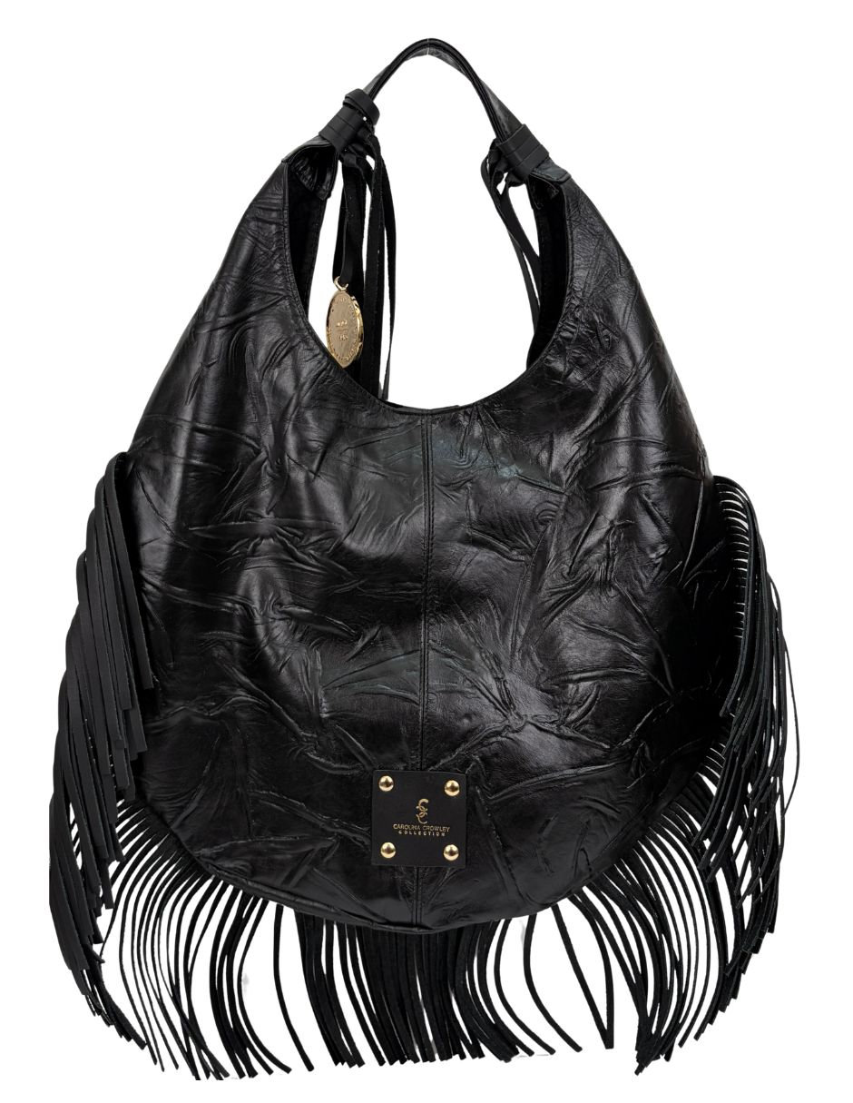 Bolsa hobo carolina crowley de piel bovino para mujer