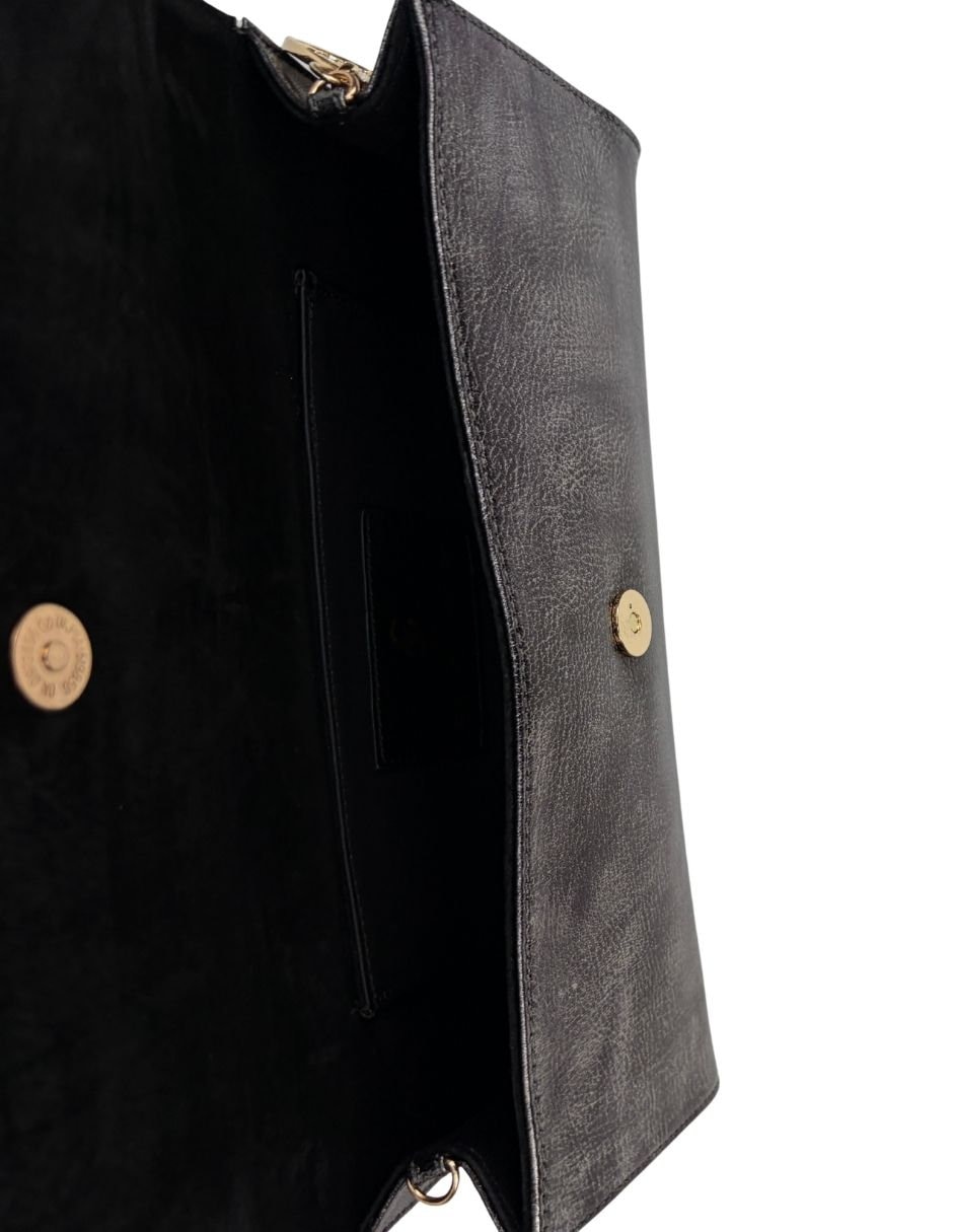 Bolsa Clutch Carolina Crowley de piel para mujer