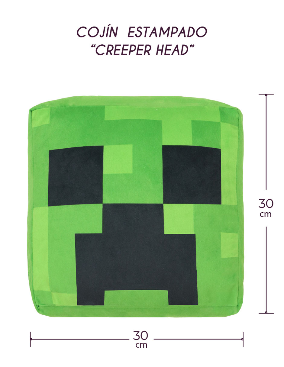 Cojín creeper minecraft 2