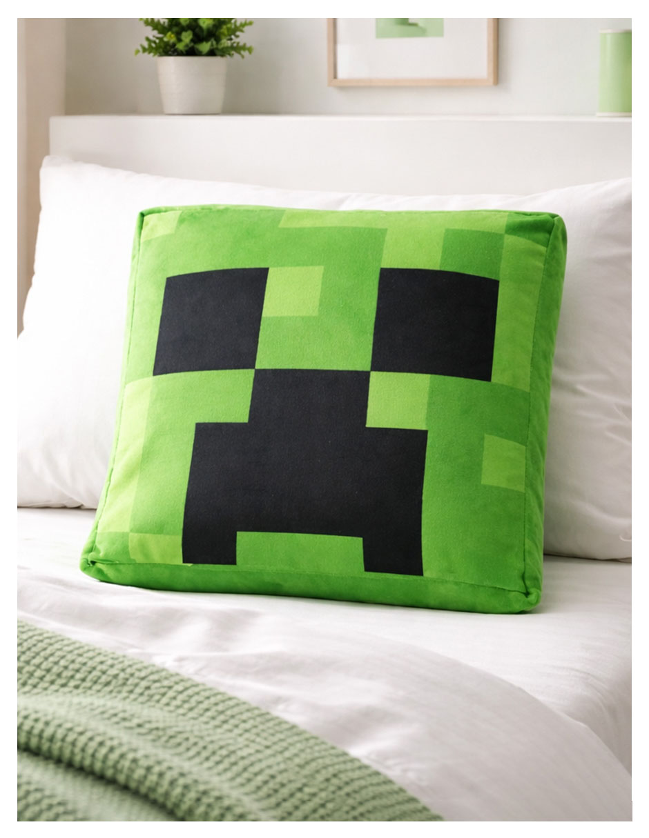 Cojín creeper minecraft 4