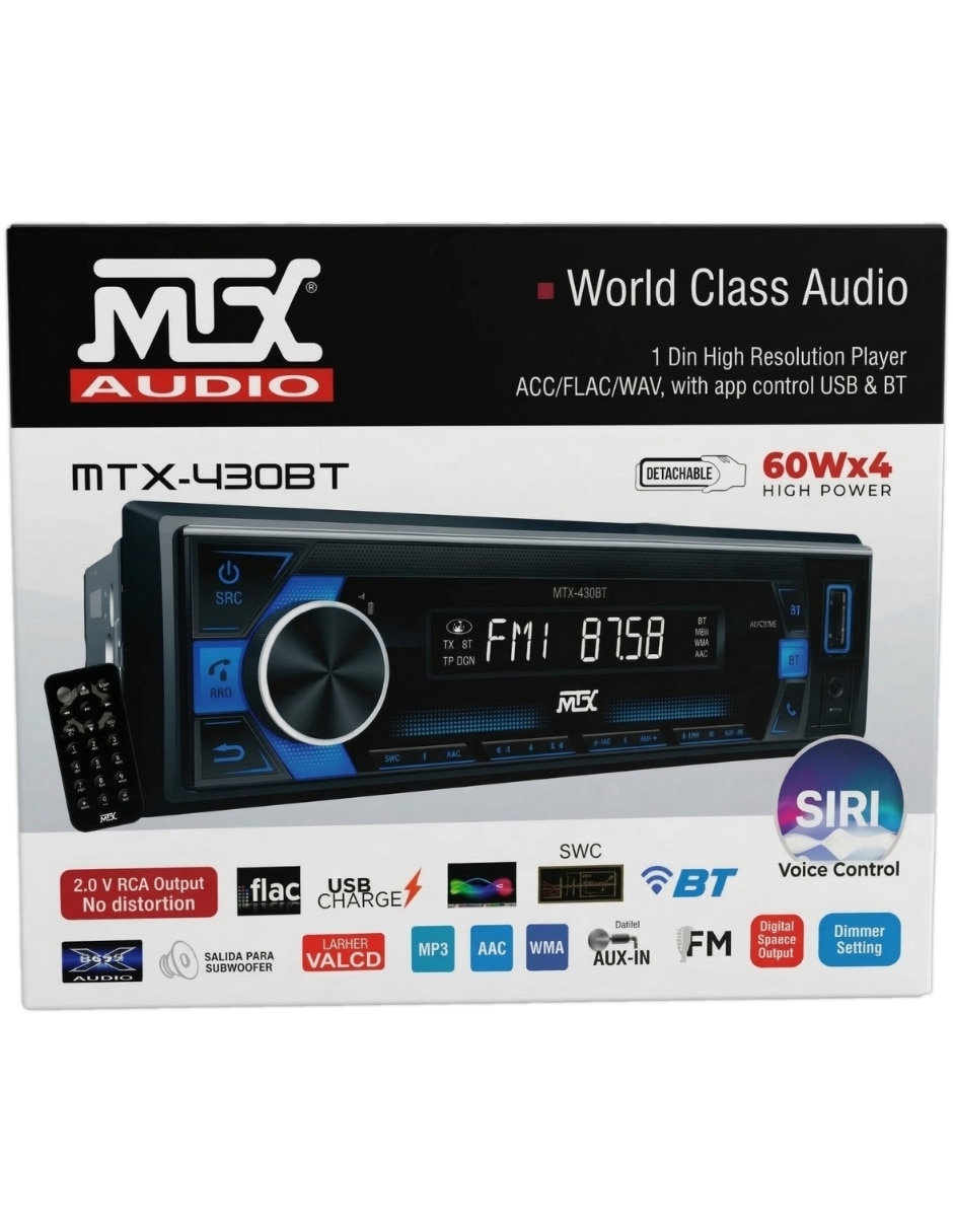 Autoestéreo un din Mtx MTX-430BT