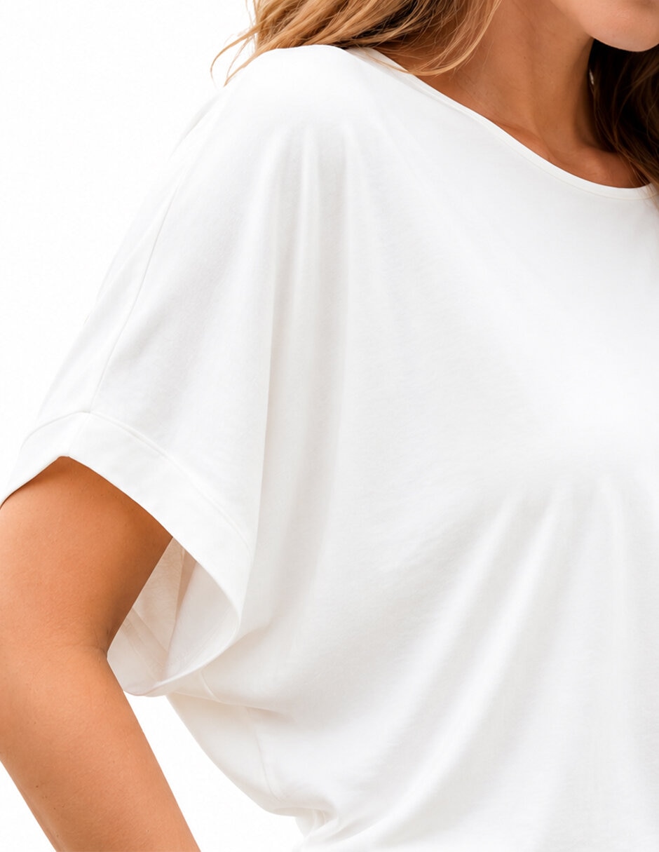Blusa beatriz meade manga corta para mujer