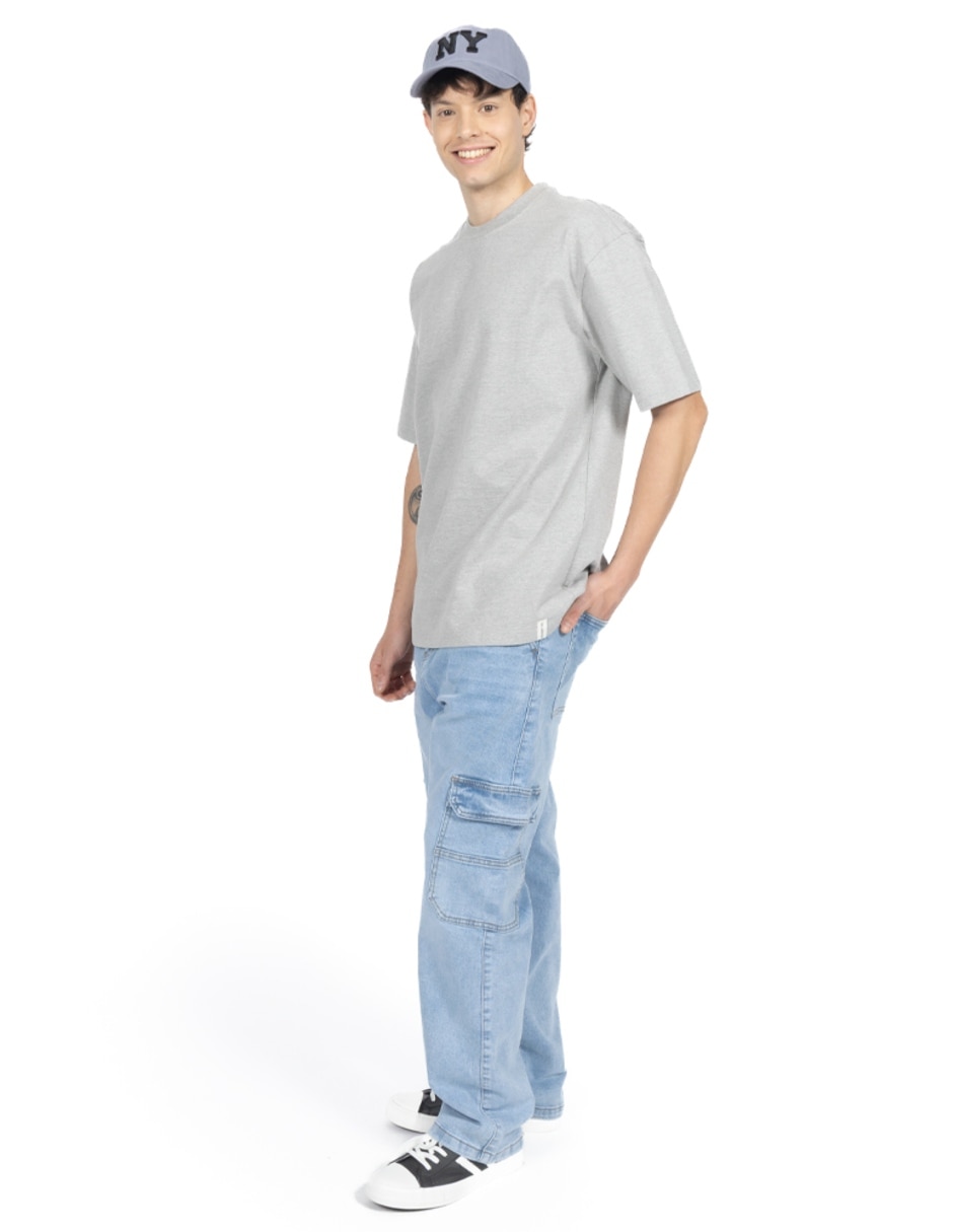 Playera cuello redondo para hombre 2