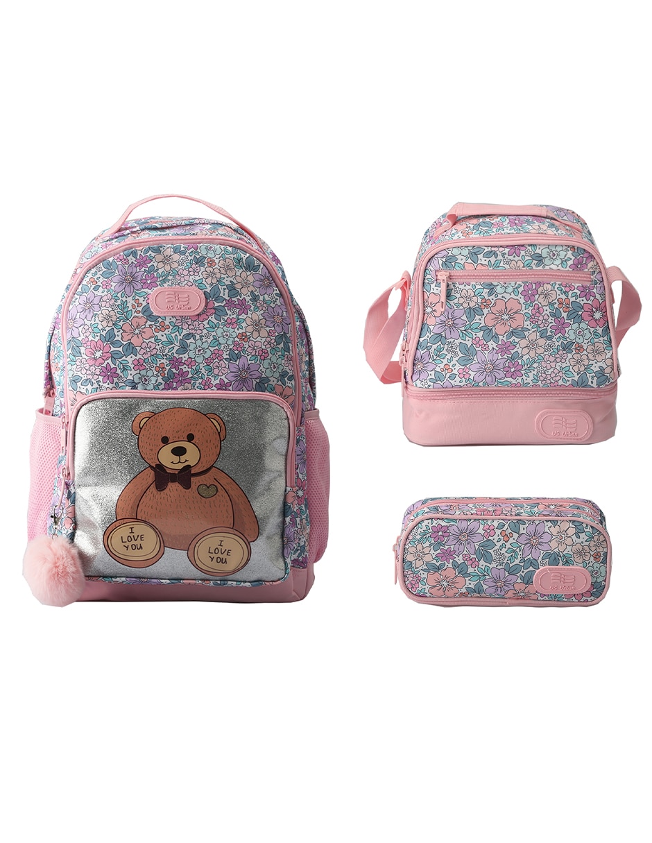 Set mochila escolar Lisa Us Urban para niña