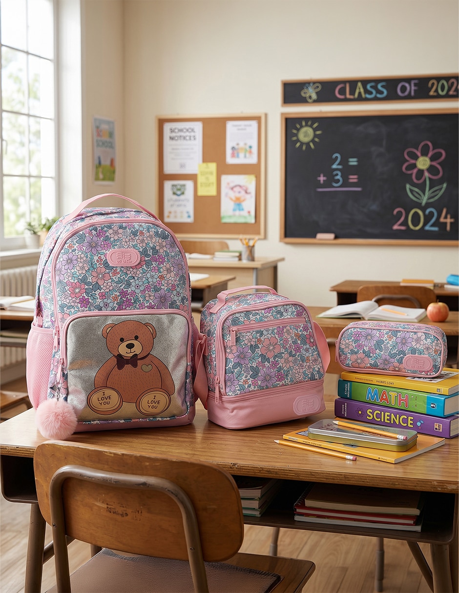Set mochila escolar Lisa Us Urban para niña