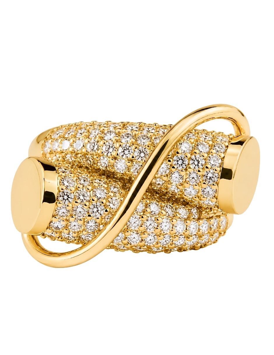 Anillo zirconia baño de oro Anillo zirconia baño de oro