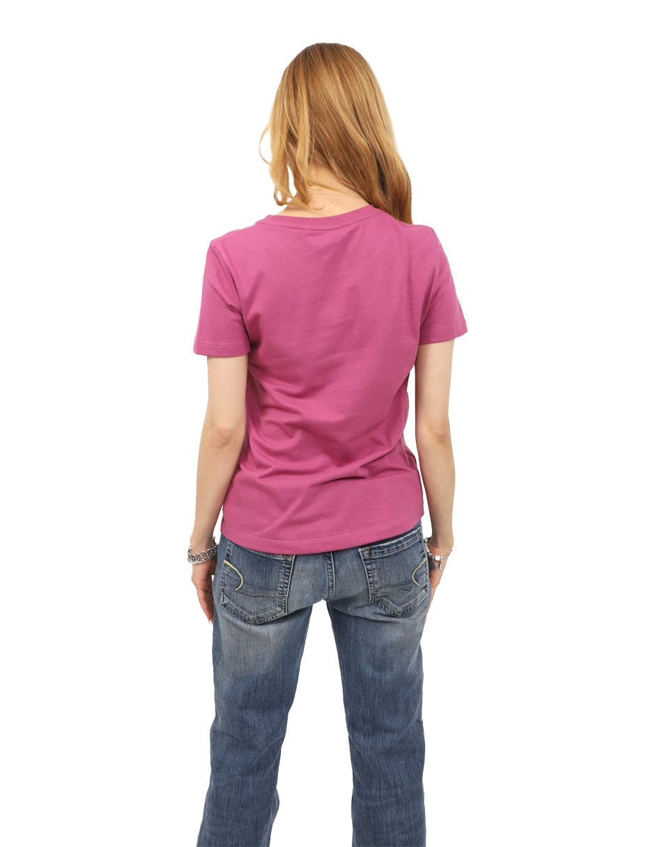 Playera manga corta K-Swiss cuello redondo para mujer
