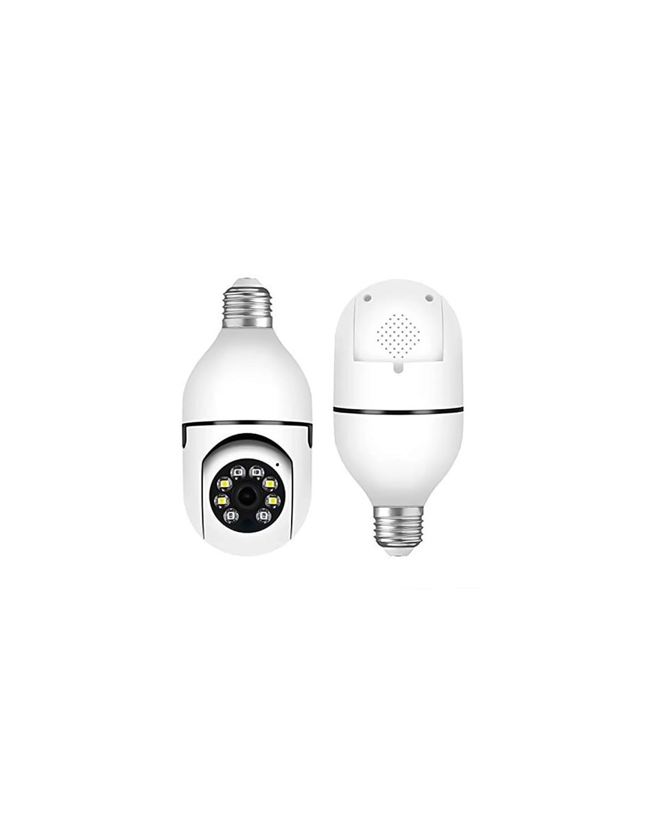 Cámara wi-fi de seguridad modelo App Tuya inalámbrica full hd 360° para interior y exterior 5