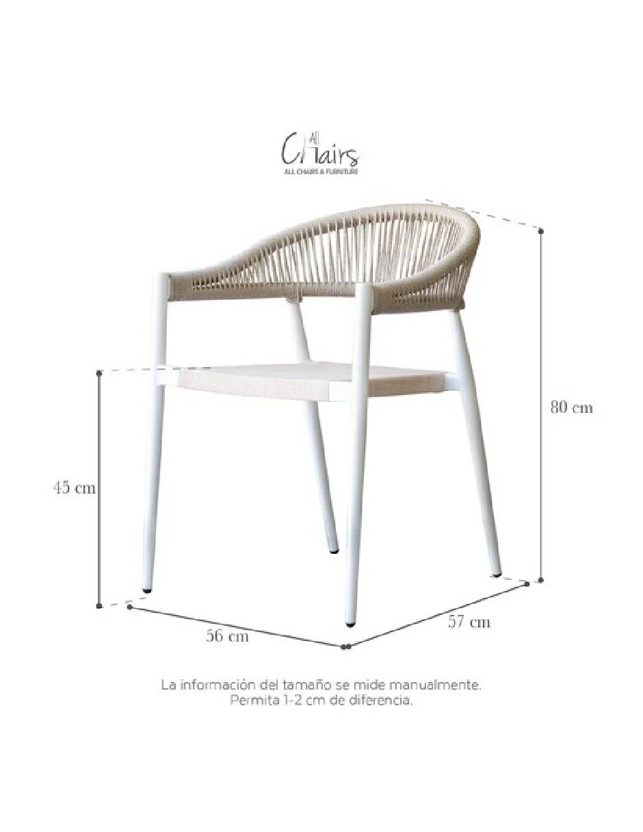 Silla1 piezas All Chairs de aluminio