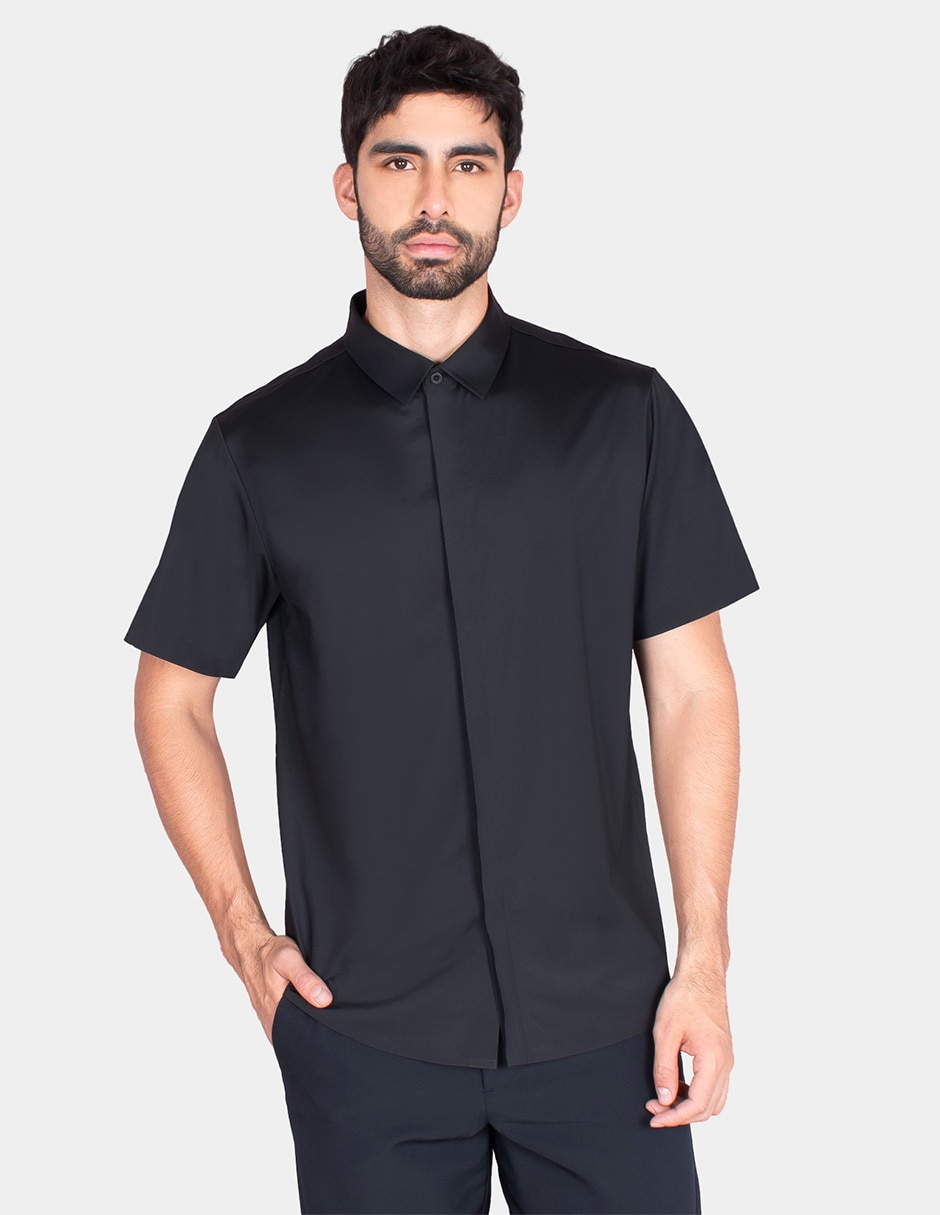 Camisa casual manga corta para hombre 1