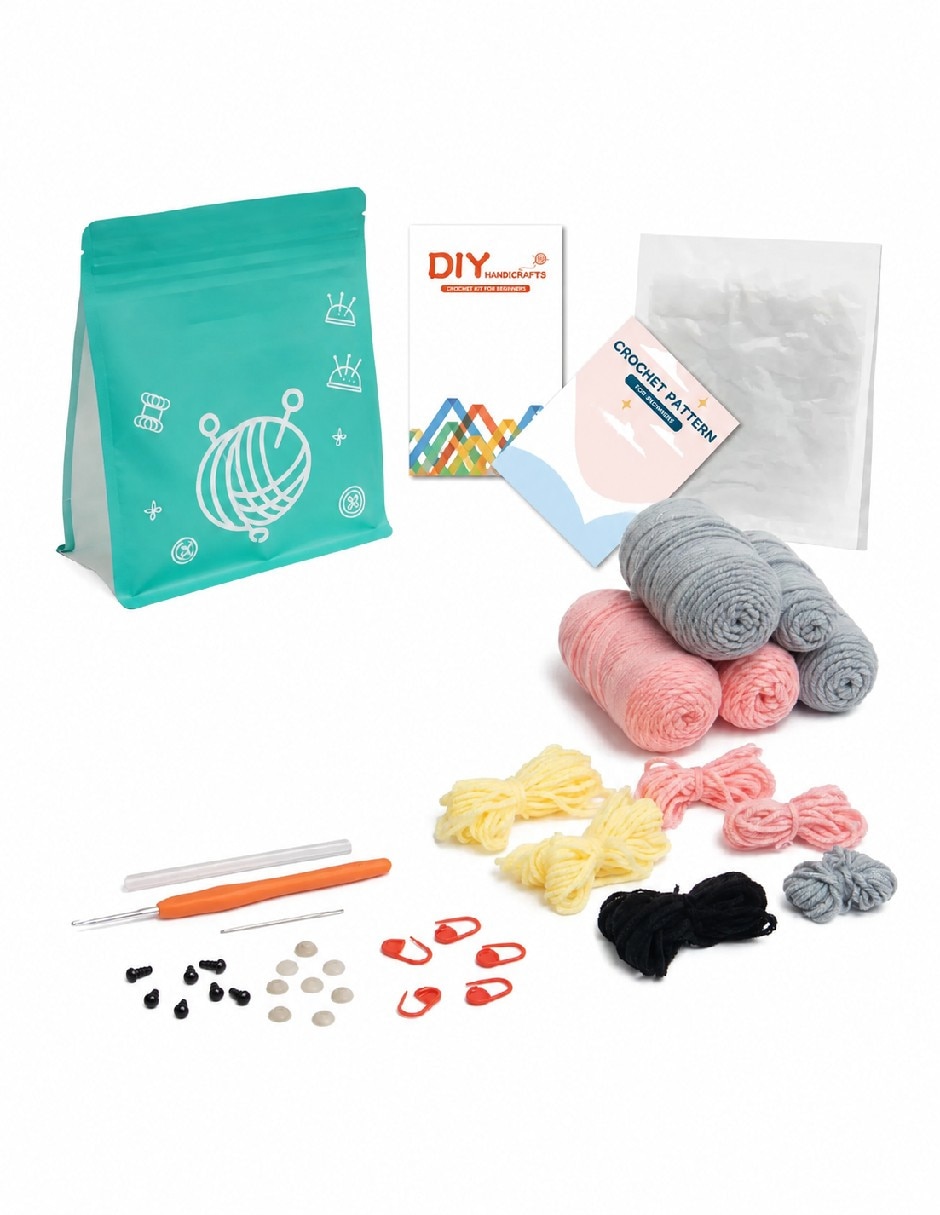 Mini kit de bordado corchet para principiantes Genérica