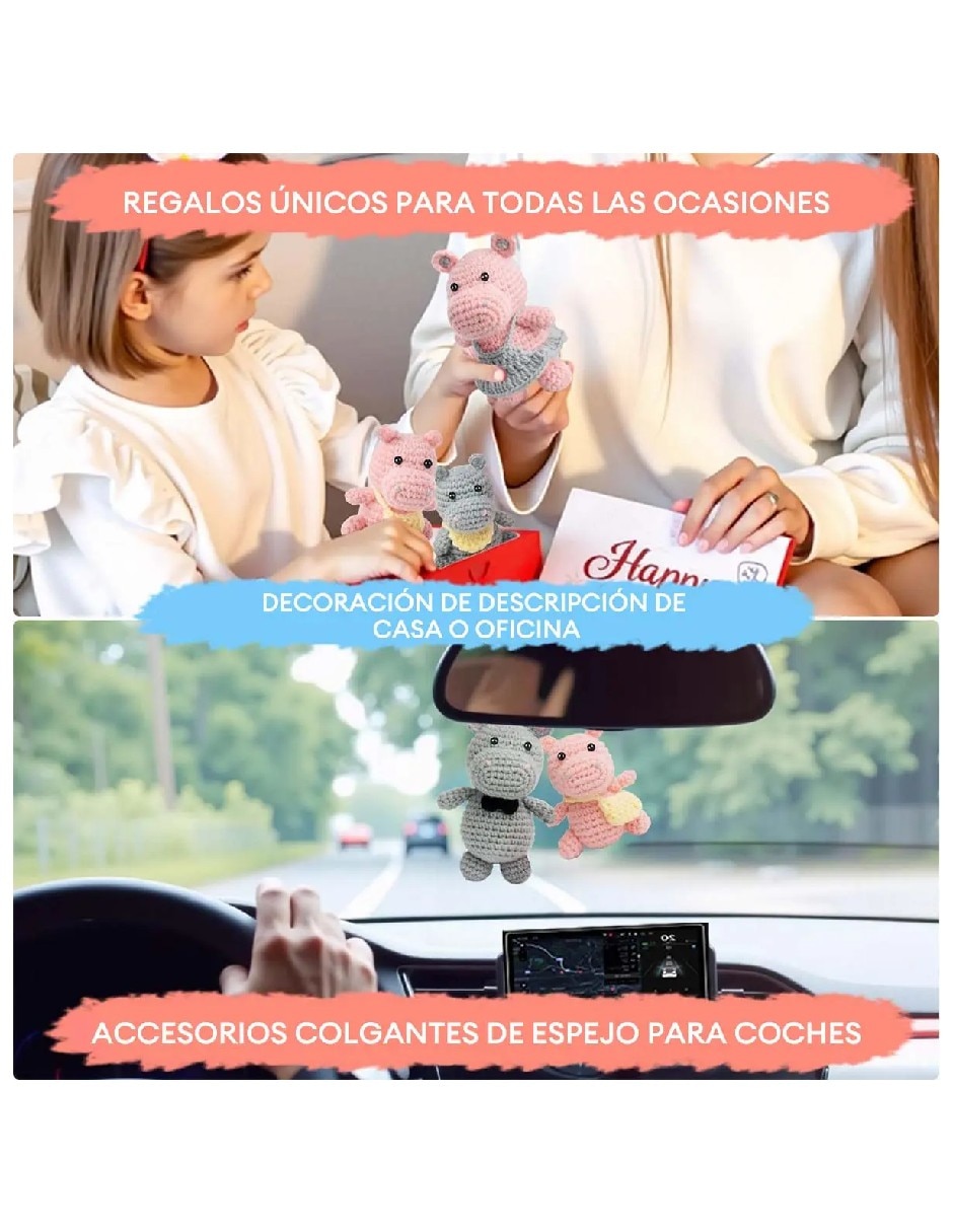 Mini kit de bordado corchet para principiantes Genérica