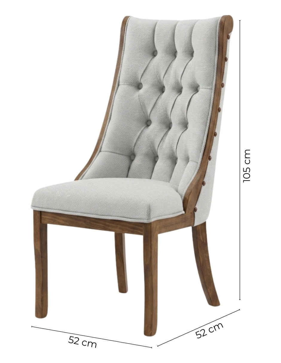 Silla Capri de madera pino 7