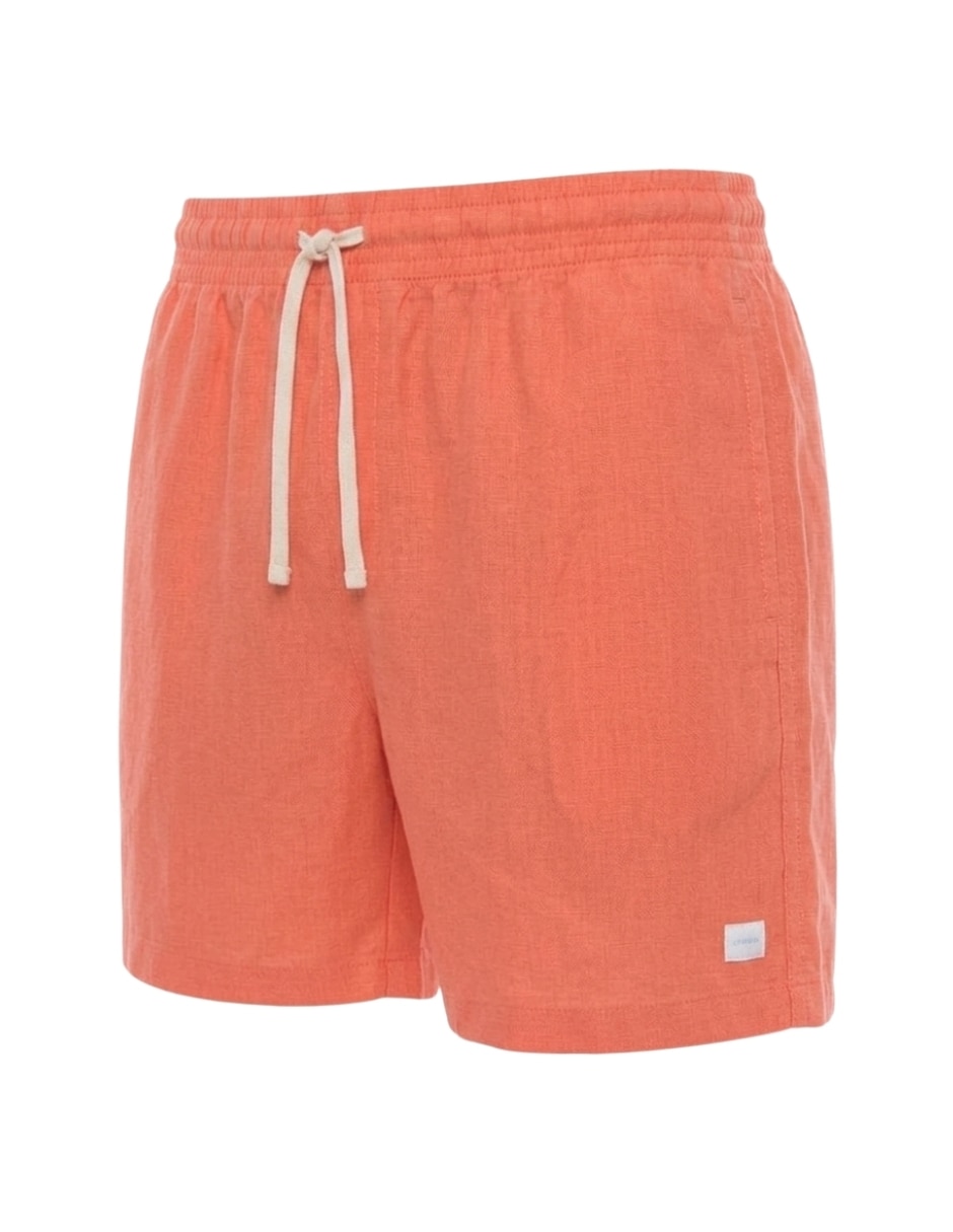 Bermuda mundo unico confort de lino para hombre