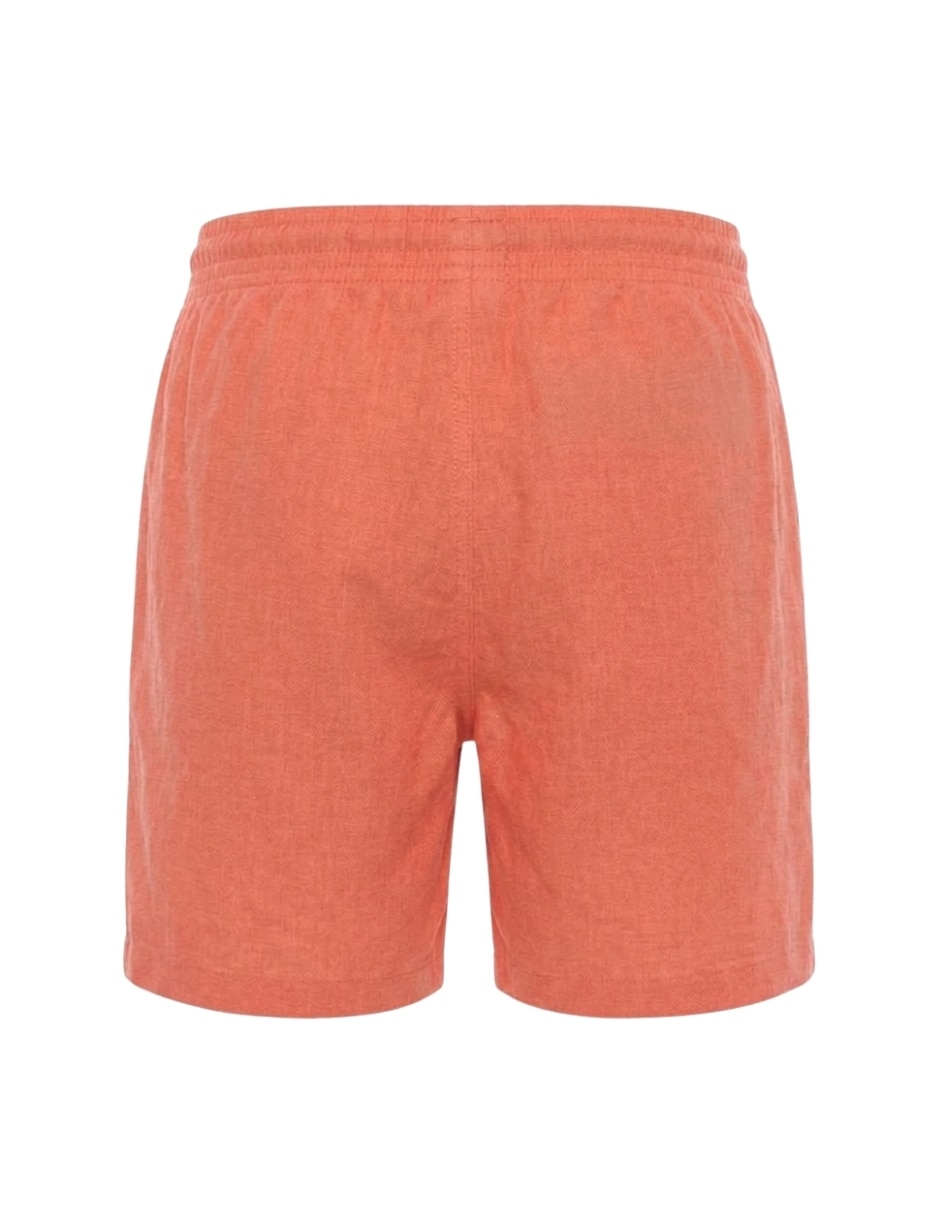 Bermuda mundo unico confort de lino para hombre