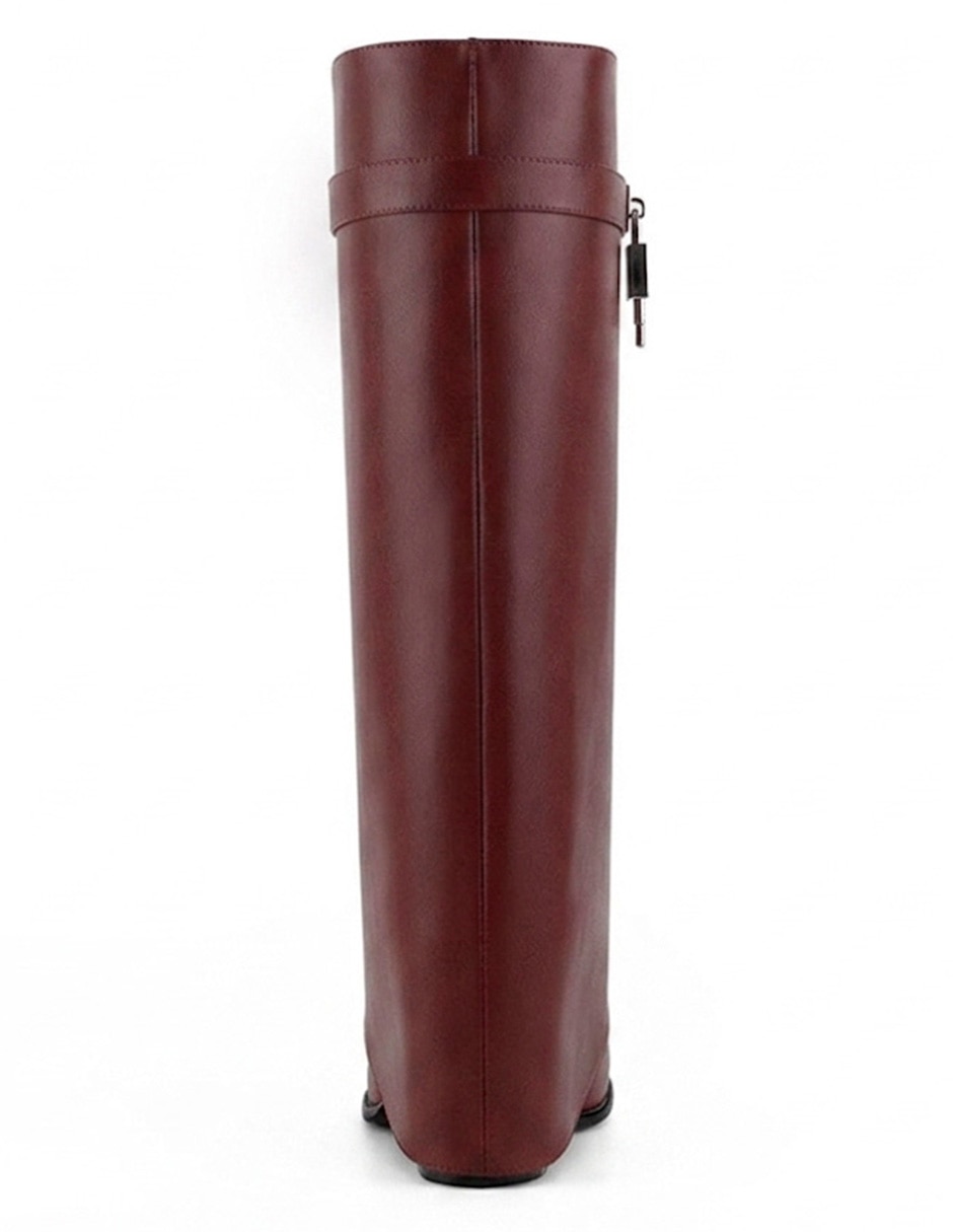 Bota abajo de la rodilla 2037-434-a de sintético para mujer 5